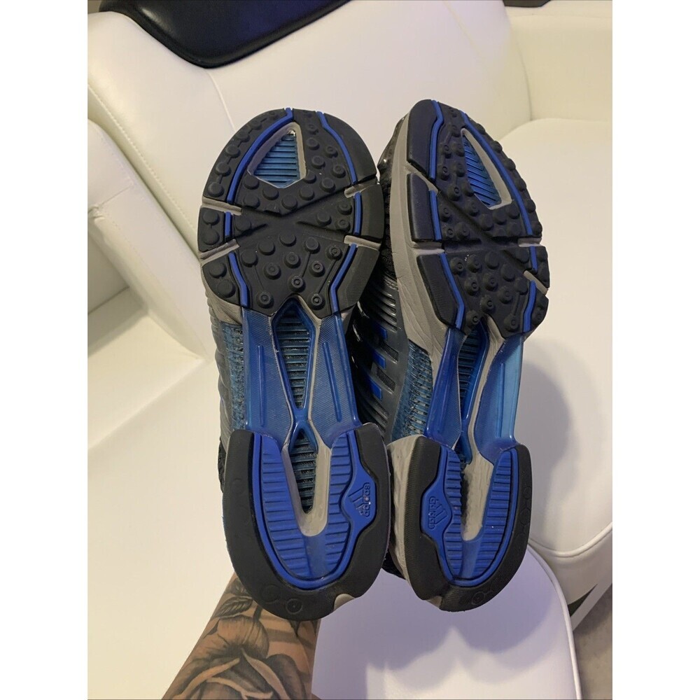 Adidas Climacool 1 Core Black Blue Size 11.5 Men’s - Picture 6 of 6